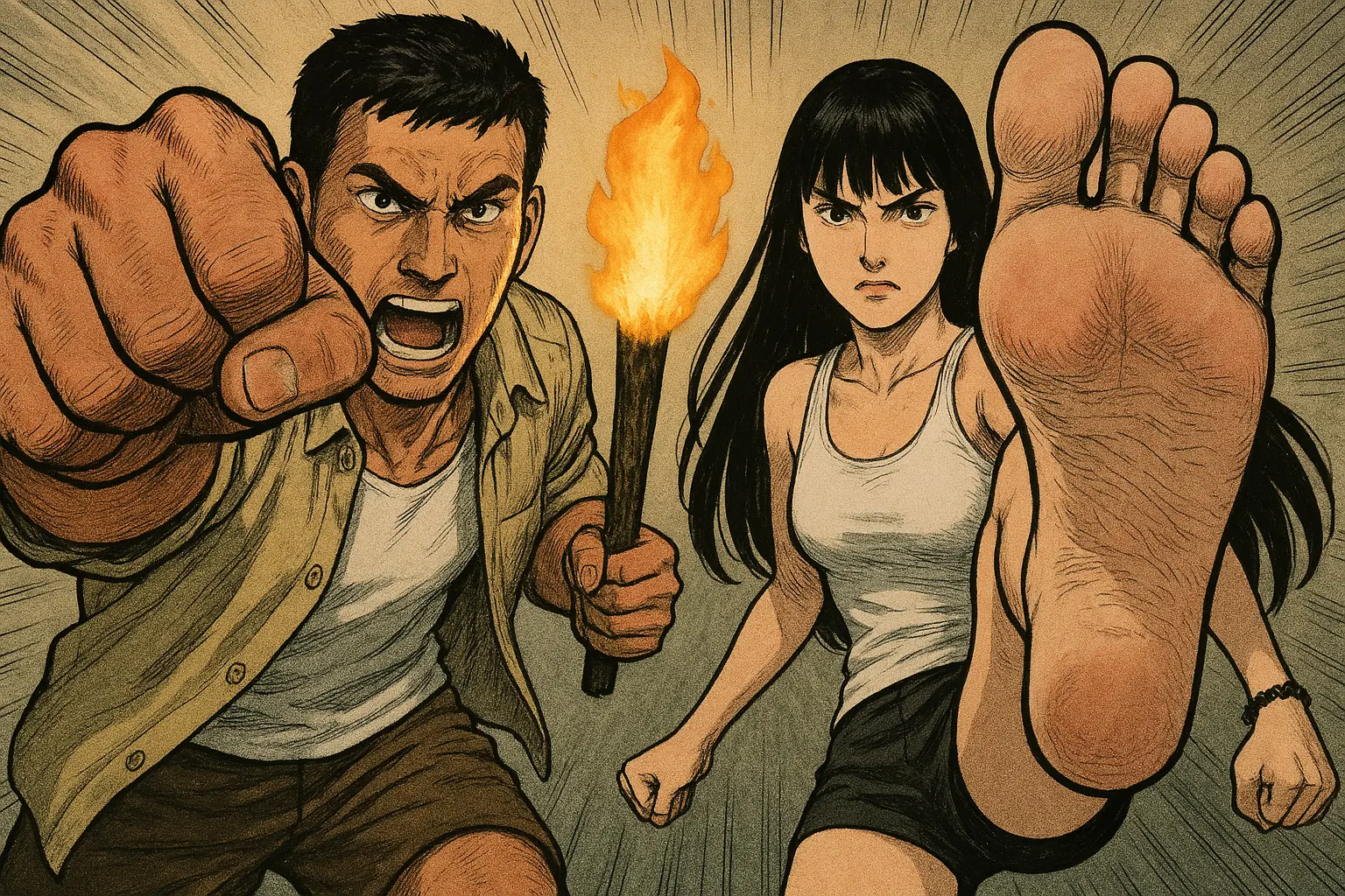 Anderson et Juliana en plein affrontement